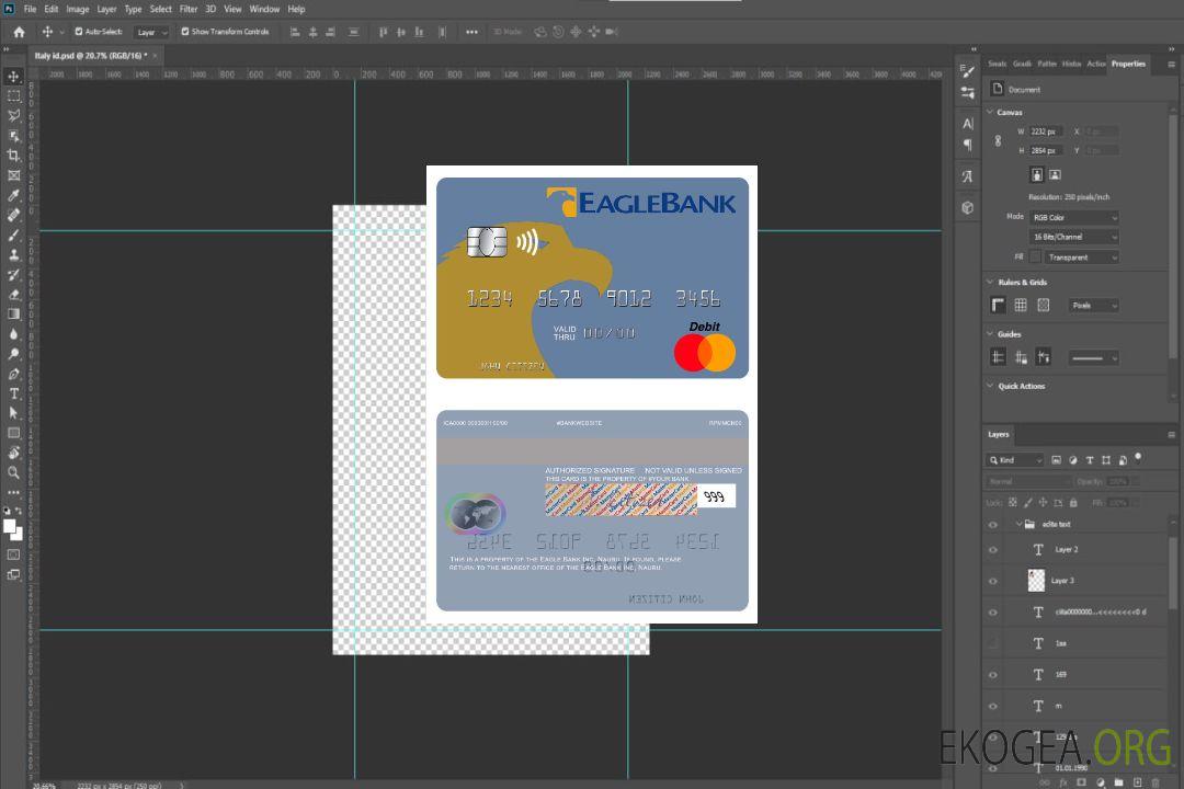 Carte Mastercard Nauru Eagle Bank Inc. template Carte Mastercard Nauru Eagle Bank Inc. template
